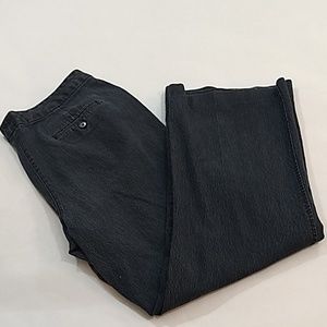 Worthington Dark Denim Trouser Jeans Size 12P Stained Very Comfortable